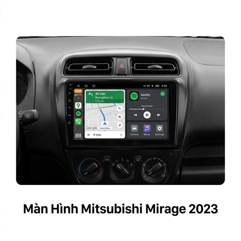 Màn Hình Android Mitsubishi Mirage 2023 Lắp Đặt Tận Nơi Uy Tín