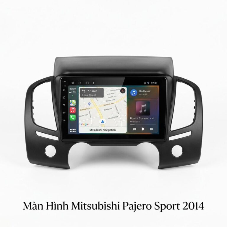 Màn Hình Android Mitsubishi Pajero Sport 2014 Lắp Đặt Tận Nơi TPHCM