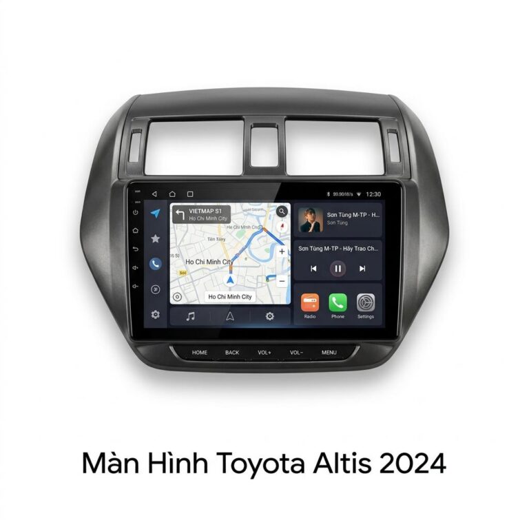 Màn Hình Android Toyota Altis 2024 Chính Hãng Công Nghệ AI Mới Nhất