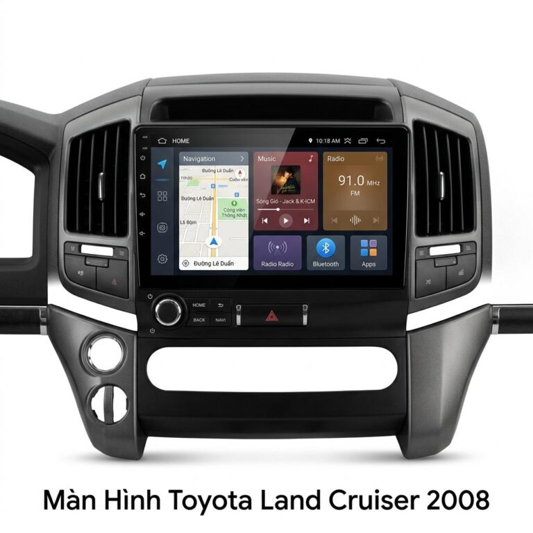 Màn Hình Android Toyota Land Cruiser 2008 Lắp Đặt Tận Nơi Uy Tín