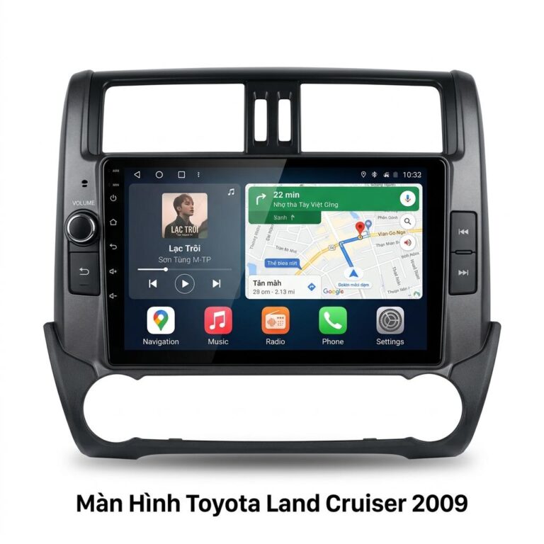 Màn Hình Android Toyota Land Cruiser 2009 Chính Hãng - Lắp Đặt Tận Nơi