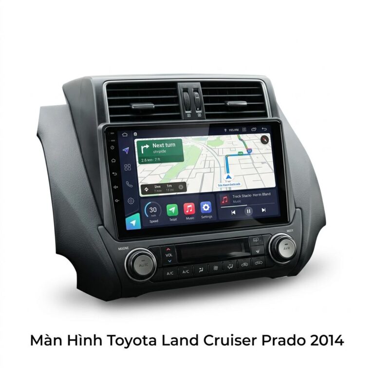 Màn Hình Android Toyota Land Cruiser Prado 2014 Chính Hãng Uy Tín