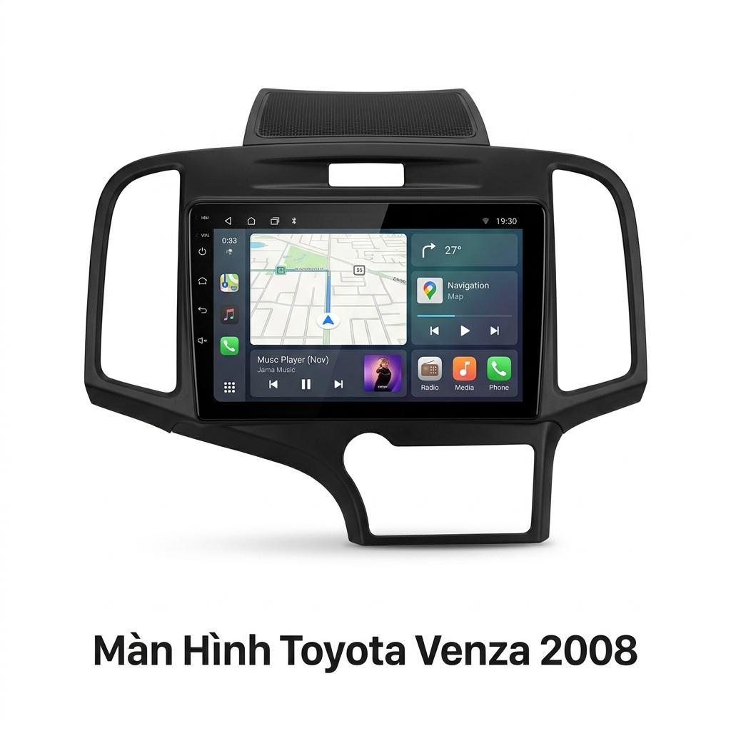 Màn Hình Android Toyota Venza 2008 Nâng Cấp Công Nghệ Cao Cấp Uy Tín chính hãng