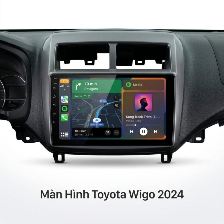Màn Hình Android Toyota Wigo 2024 Chính Hãng Lắp Đặt Tận Nơi TPHCM