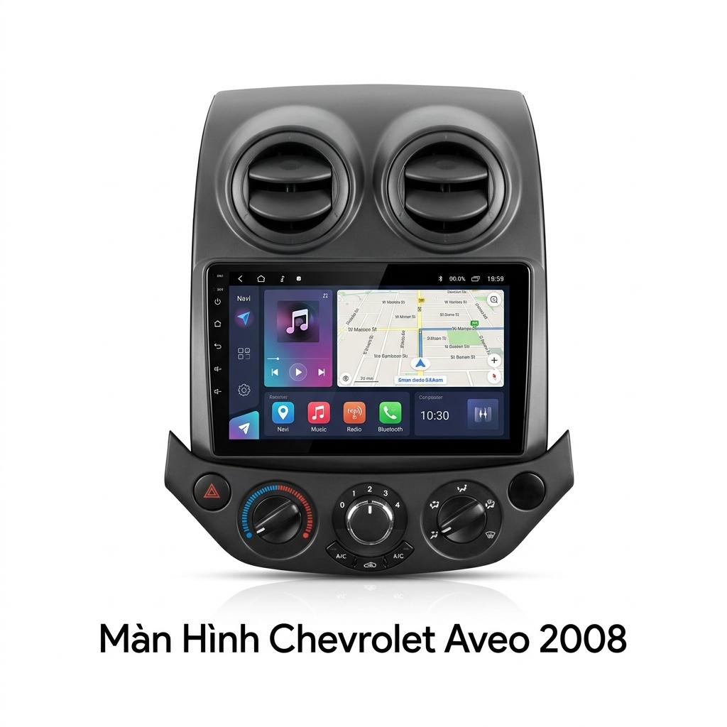 Màn Hình Chevrolet Aveo 2008 Android Chính Hãng Lắp Đặt Tận Nơi chính hãng