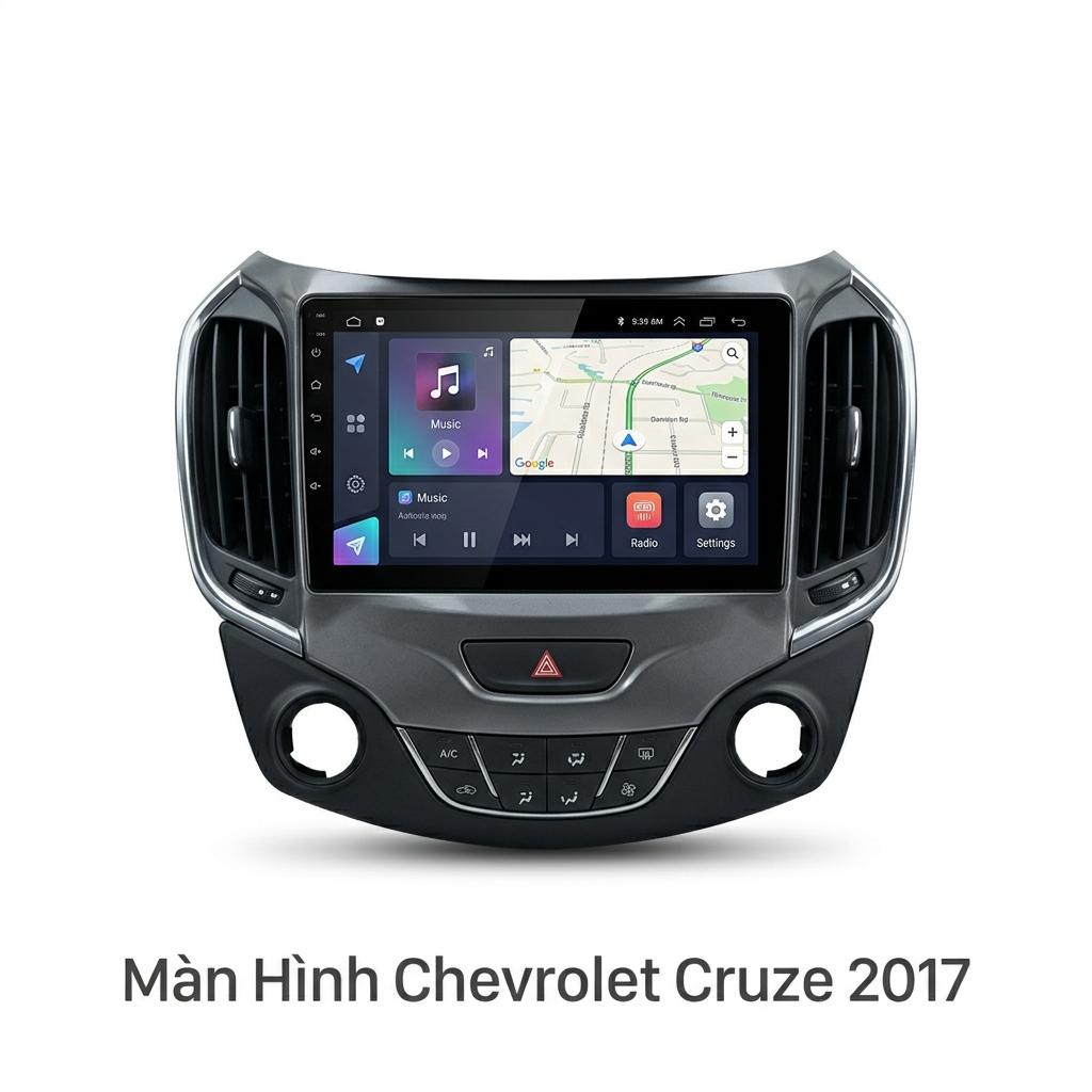 Màn Hình Chevrolet Cruze 2017 Nâng Cấp Công Nghệ Cao Giá Tốt chính hãng