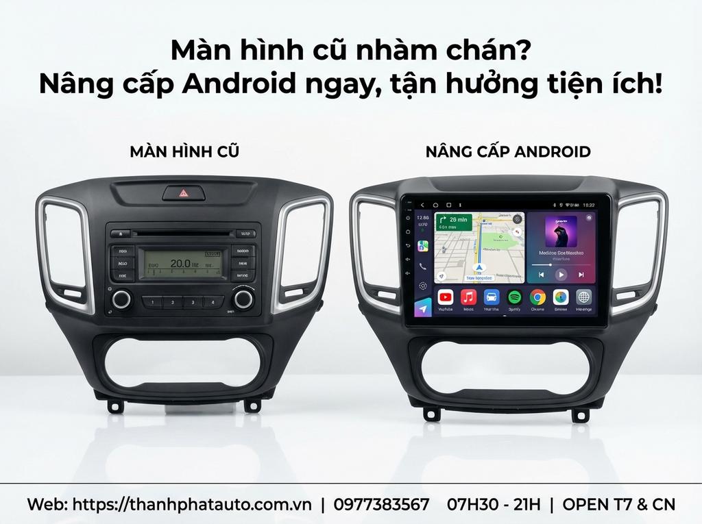 Màn hình cũ nhàm chán? Nâng cấp Android ngay, tận hưởng tiện ích!