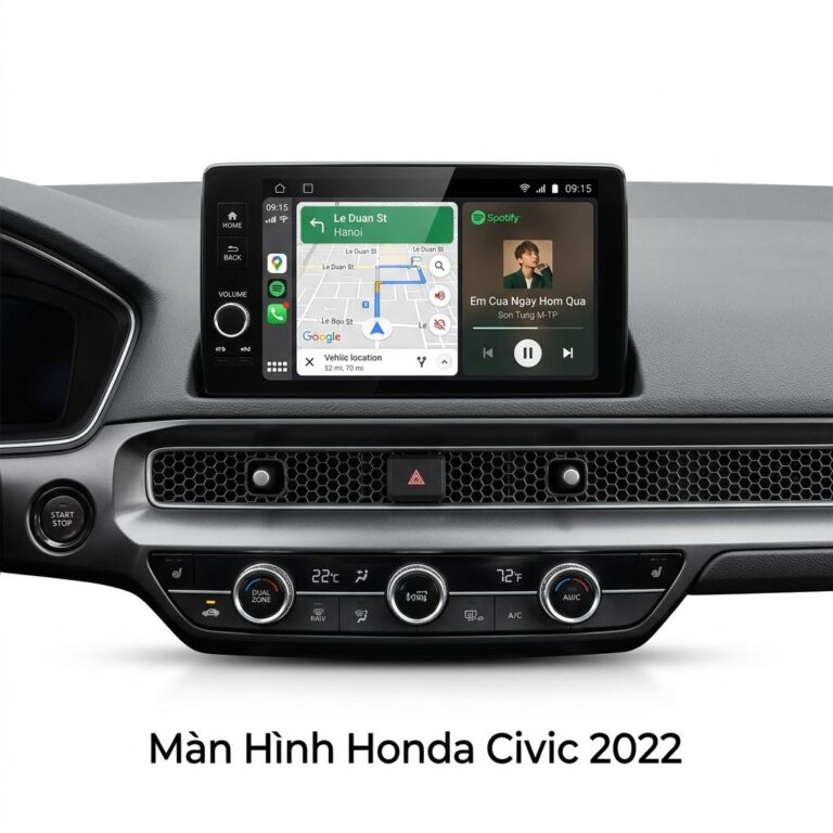 Màn Hình Honda Civic 2022 Chính Hãng Cấu Hình Khủng Lắp Đặt Tận Nơi