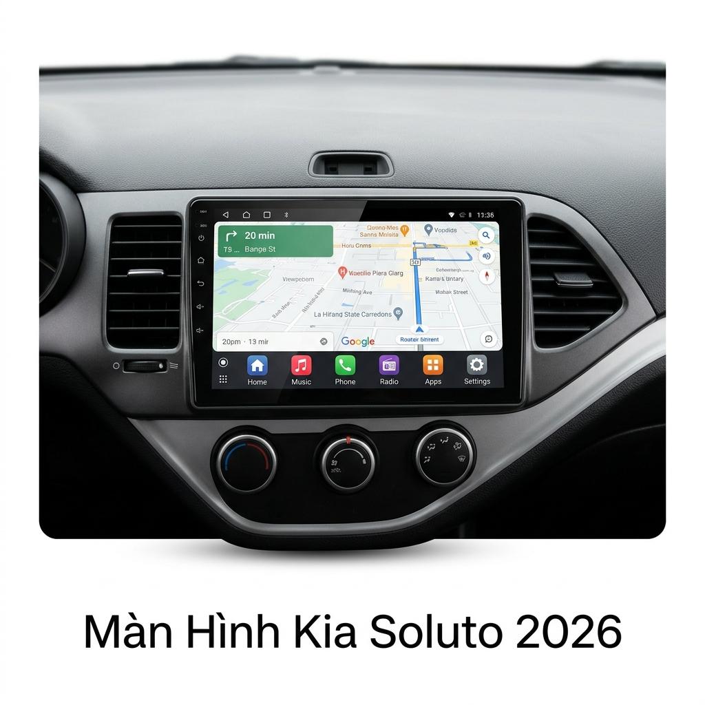 Màn Hình Kia Soluto 2026 Android Thông Minh Uy Tín Chuyên Nghiệp chính hãng