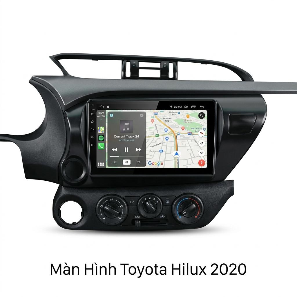 Màn Hình Toyota Hilux 2020 Android Thông Minh Lắp Đặt Tận Nơi chính hãng
