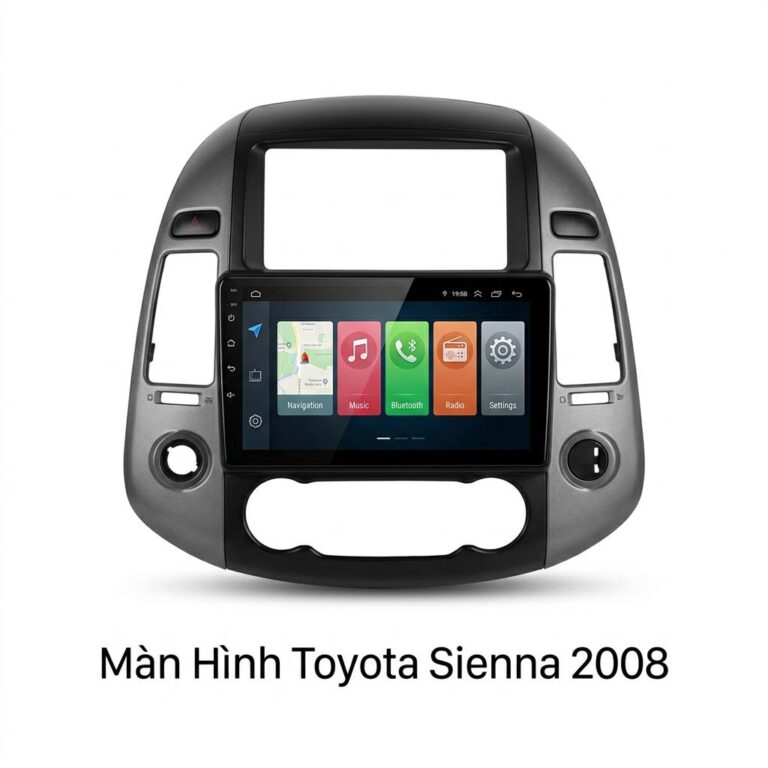 Màn Hình Toyota Sienna 2008 Android Thông Minh Tích Hợp Đa Nhiệm
