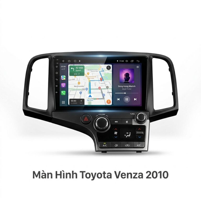 Màn Hình Toyota Venza 2010 Nâng Cấp Cao Cấp Lắp Đặt Tận Nơi