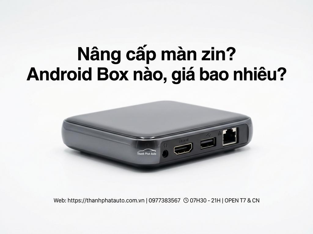 Nâng cấp màn zin? Android Box nào, giá bao nhiêu?