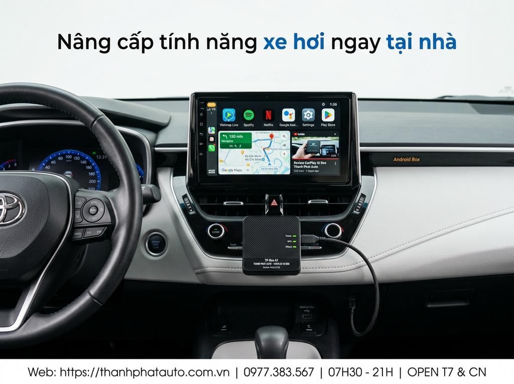 Nâng cấp tính năng xe hơi ngay tại nhà