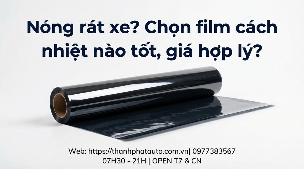 Nóng rát xe? Chọn film cách nhiệt nào tốt, giá hợp lý?