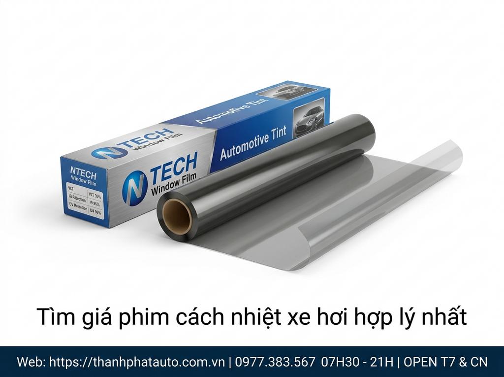 Tìm giá phim cách nhiệt xe hơi hợp lý nhất