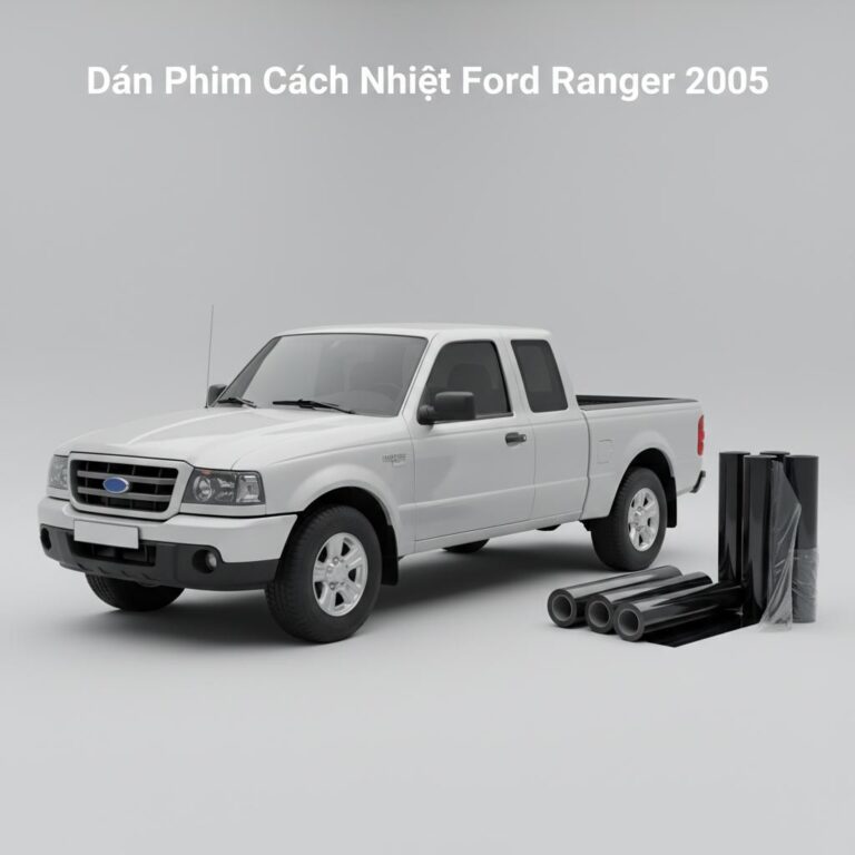 Dán Phim Cách Nhiệt Ford Ranger 2005 Uy Tín Chuyên Nghiệp TPHCM