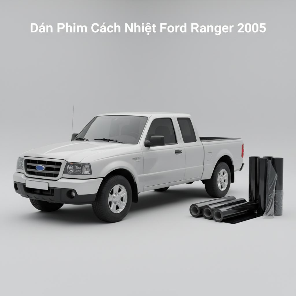 Dán Phim Cách Nhiệt Ford Ranger 2005 Uy Tín Chuyên Nghiệp TPHCM chính hãng
