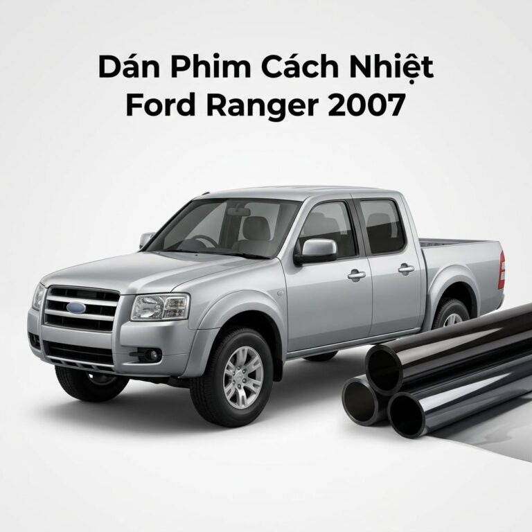 Dán Phim Cách Nhiệt Ford Ranger 2007 Lắp Đặt Tận Nơi Uy Tín