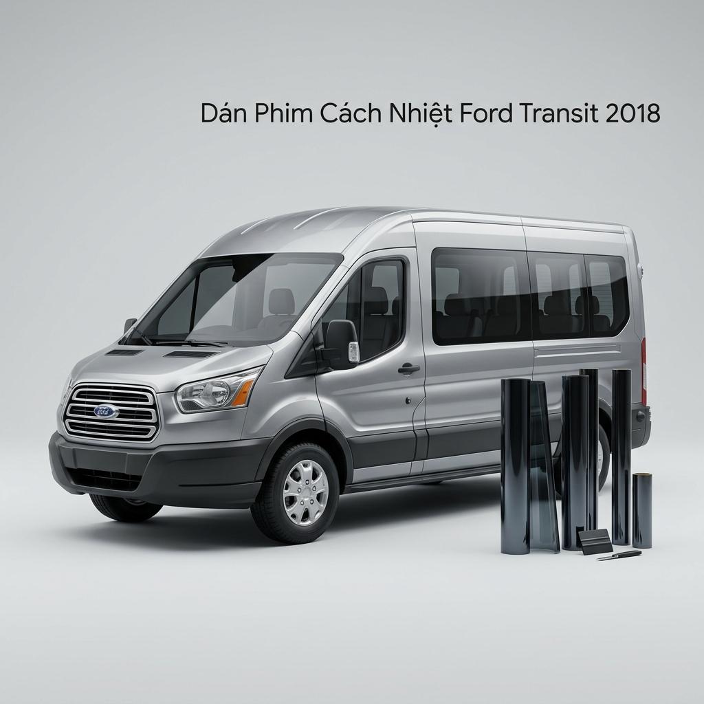 Dán Phim Cách Nhiệt Ford Transit 2018 Chính Hãng Uy Tín Tại TPHCM chính hãng