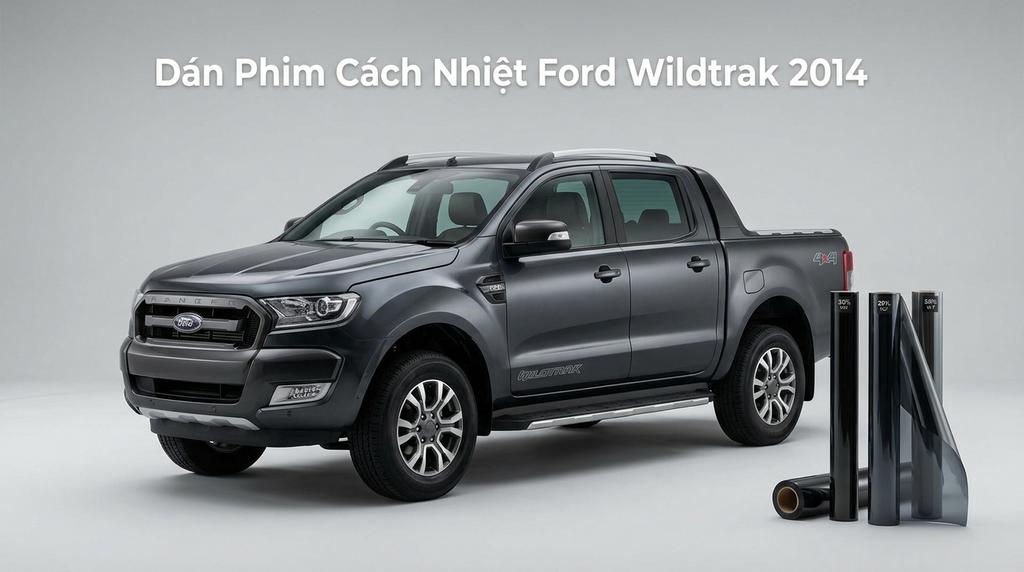 Dán Phim Cách Nhiệt Ford Wildtrak 2014 Uy Tín Chuyên Nghiệp Tại TPHCM chính hãng