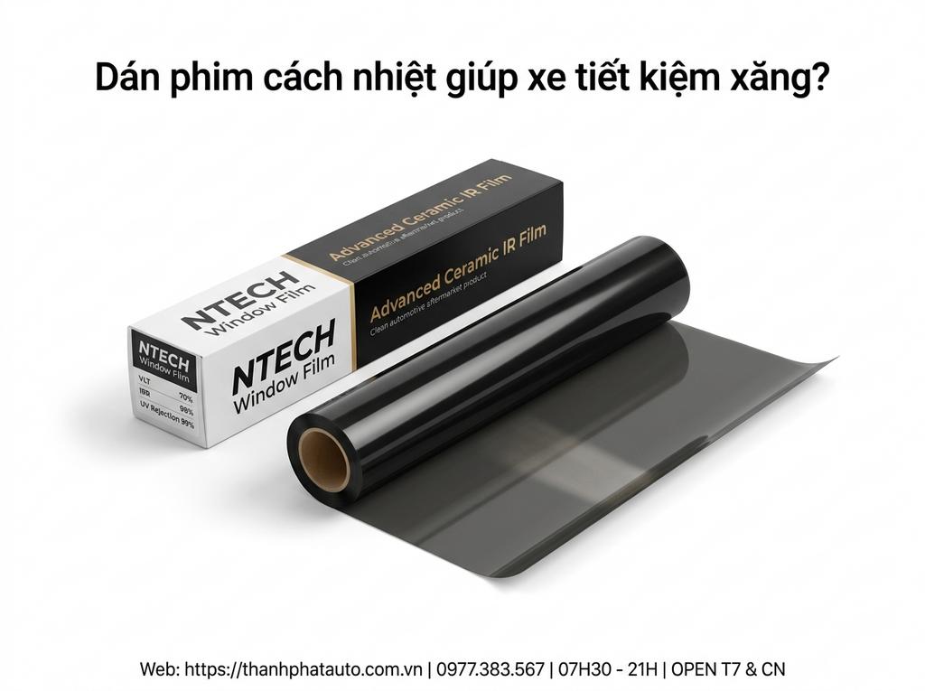 Dán phim cách nhiệt giúp xe tiết kiệm xăng?