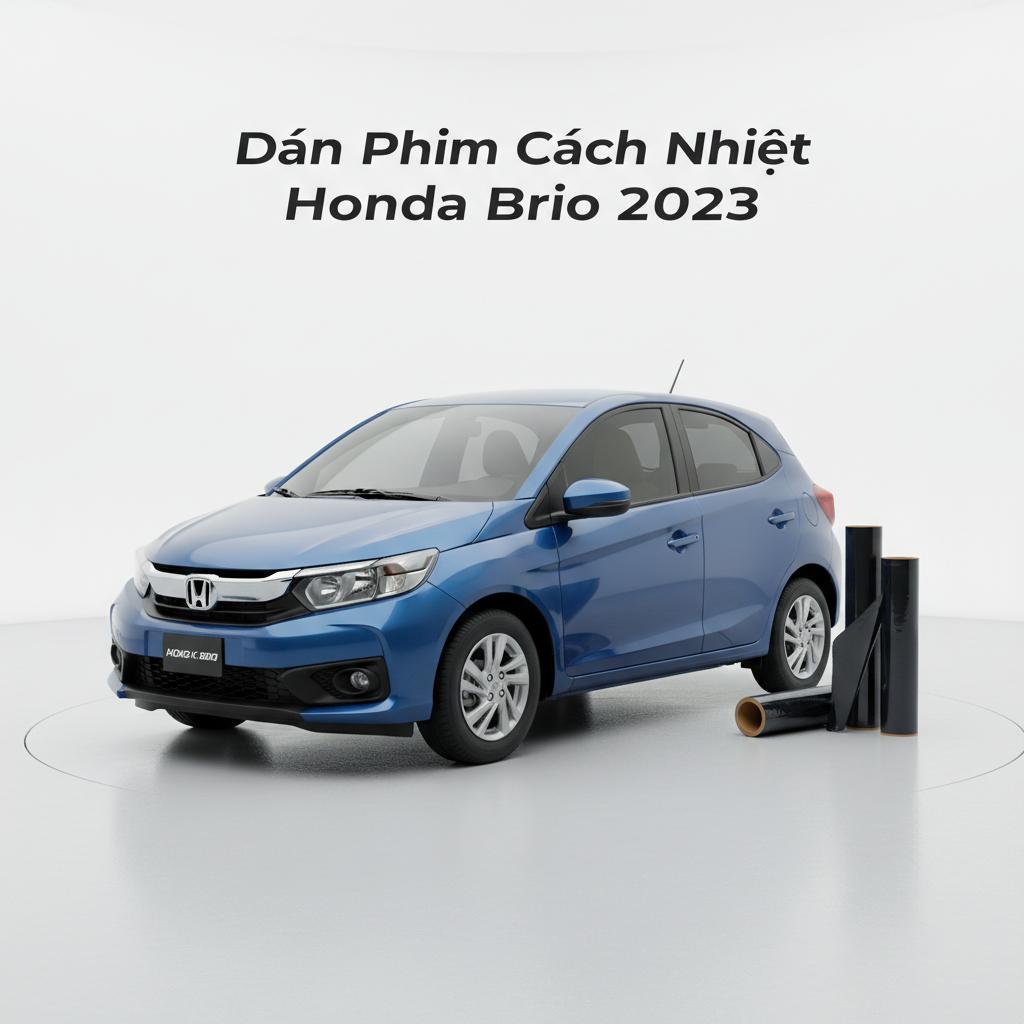 Dán Phim Cách Nhiệt Honda Brio 2023 Chính Hãng Cao Cấp Tại TPHCM chính hãng