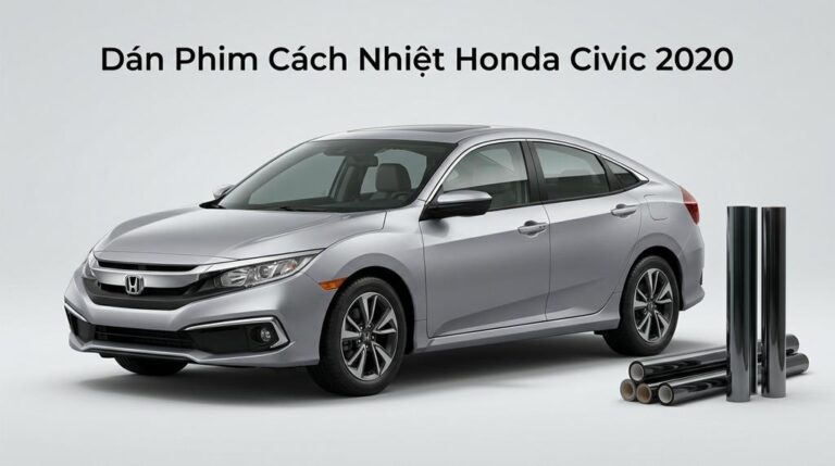 Dán Phim Cách Nhiệt Honda Civic 2020 Giải Pháp Chống Nóng Chính Hãng