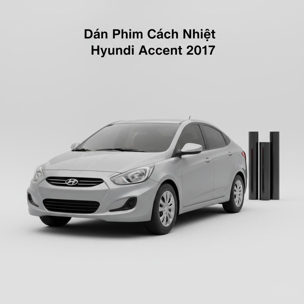 Dán Phim Cách Nhiệt Hyundai Accent 2017 Chuyên Nghiệp Giá Tốt chính hãng