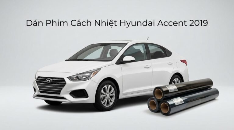 Dán Phim Cách Nhiệt Hyundai Accent 2019 Uy Tín Tại TPHCM