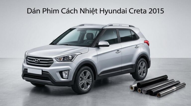 Dán Phim Cách Nhiệt Hyundai Creta 2015 Chính Hãng Giá Tốt Tại TPHCM