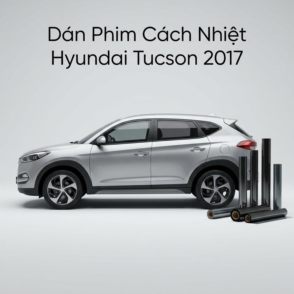 Dán Phim Cách Nhiệt Hyundai Tucson 2017 Chuyên Nghiệp Giá Tốt chính hãng
