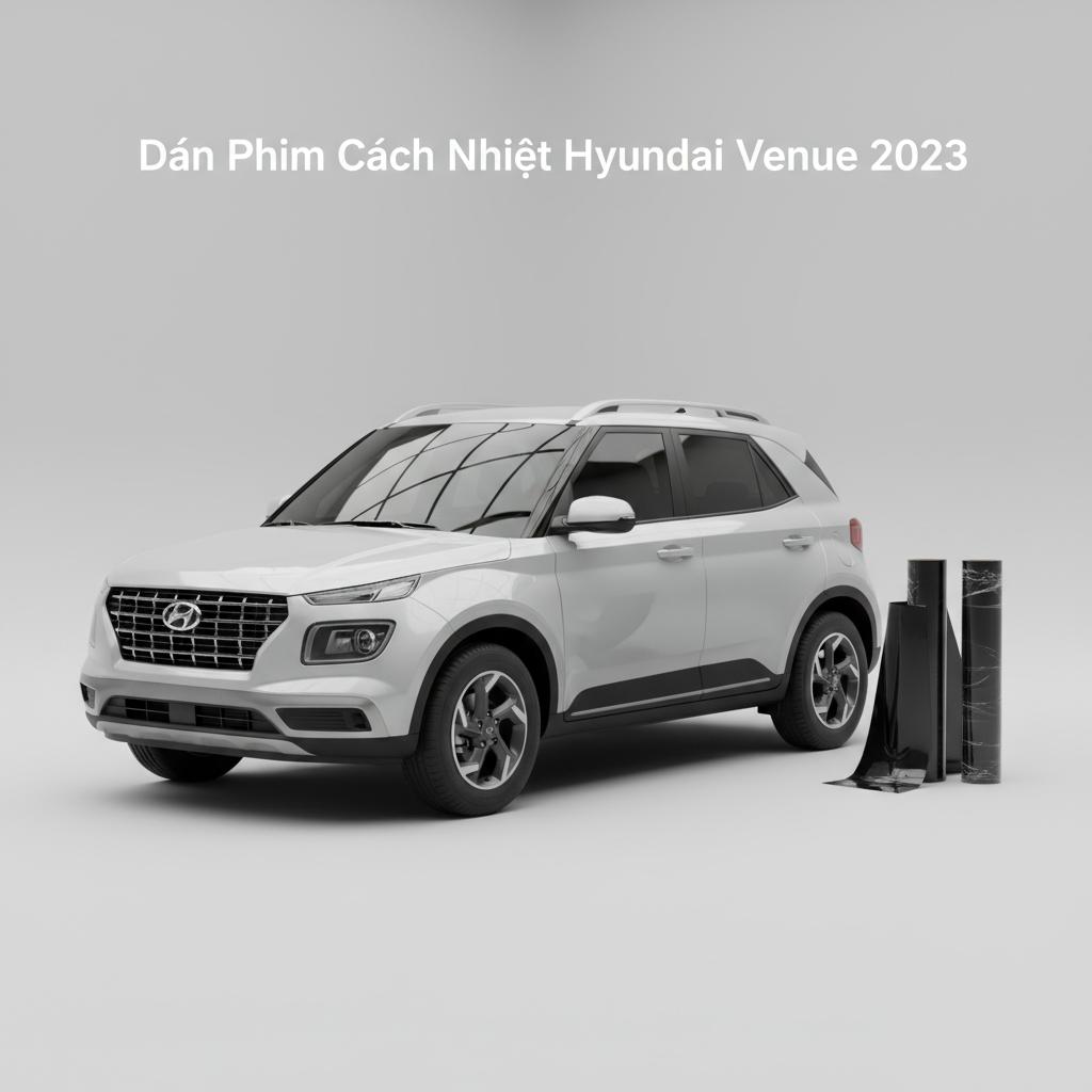 Dán Phim Cách Nhiệt Hyundai Venue 2023 Chính Hãng Cao Cấp TPHCM chính hãng