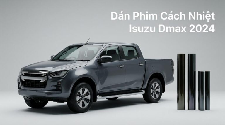 Dán Phim Cách Nhiệt Isuzu Dmax 2024 Chính Hãng Giá Tốt Tại TPHCM