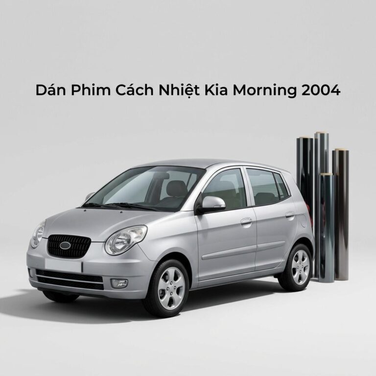 Dán Phim Cách Nhiệt Kia Morning 2004 Chính Hãng Uy Tín Tại TPHCM