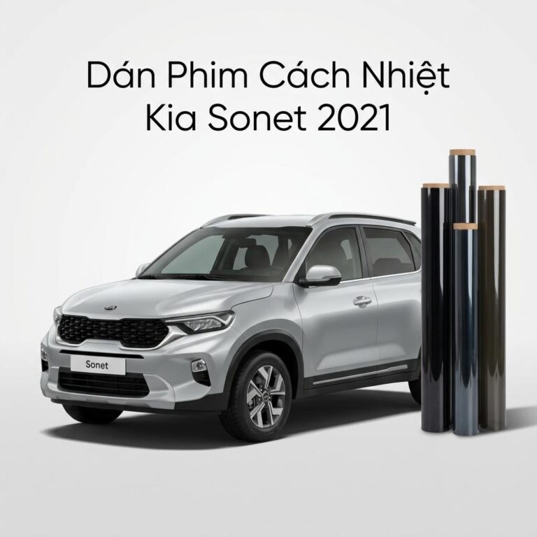 Dán Phim Cách Nhiệt Kia Sonet 2021 Giải Pháp Chống Nóng Uy Tín TPHCM