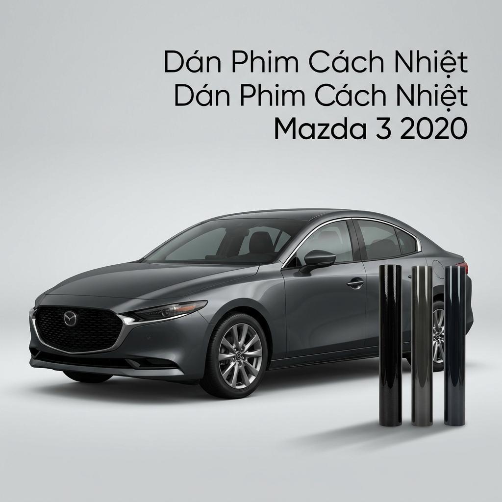 Dán Phim Cách Nhiệt Mazda 3 2020 Chính Hãng, Chống Nóng Hiệu Quả chính hãng