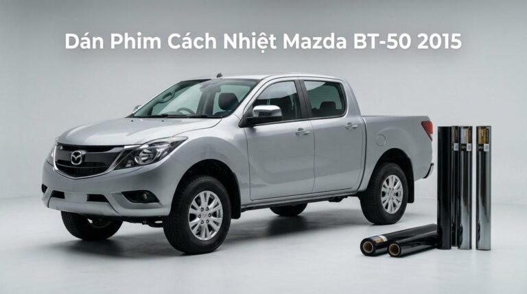 Dán Phim Cách Nhiệt Mazda BT50 2015 Chính Hãng Giá Tốt Tại TPHCM