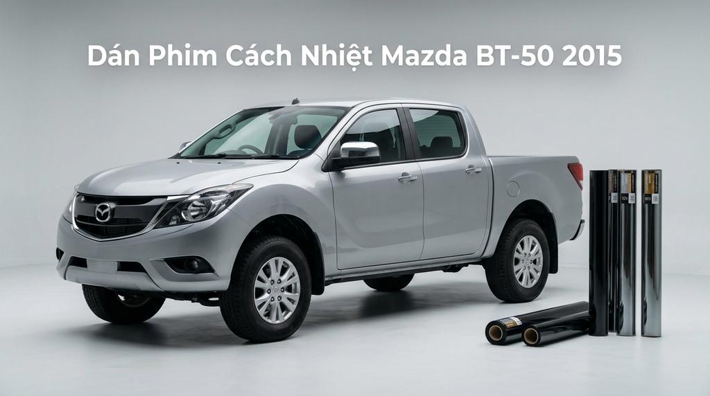 Dán Phim Cách Nhiệt Mazda BT50 2015 Chính Hãng Giá Tốt Tại TPHCM chính hãng