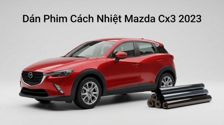 Dán Phim Cách Nhiệt Mazda CX3 2023 Chính Hãng Uy Tín Tại TPHCM