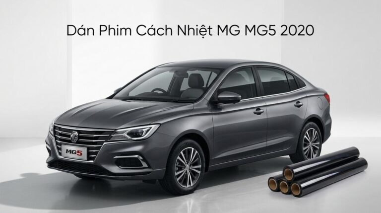 Dán Phim Cách Nhiệt MG MG5 2020 Chính Hãng, Lắp Đặt Tận Nơi TPHCM