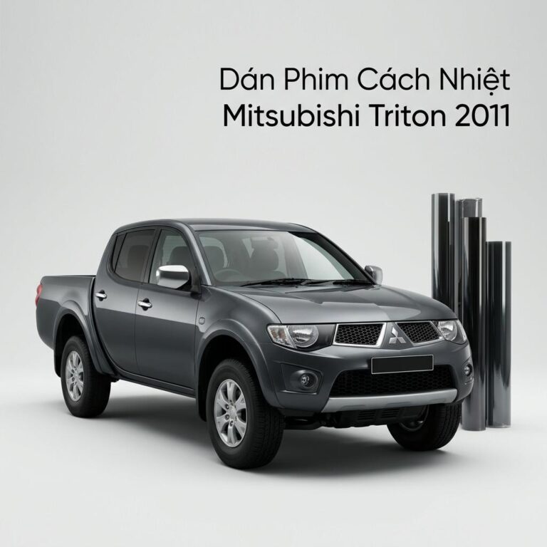 Dán Phim Cách Nhiệt Mitsubishi Triton 2011 Cao Cấp Chính Hãng TPHCM