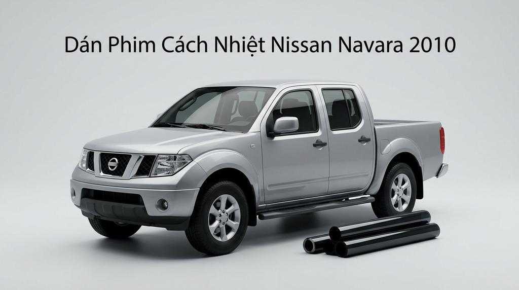 Dán Phim Cách Nhiệt Nissan Navara 2010 Chính Hãng Uy Tín Tại TPHCM chính hãng