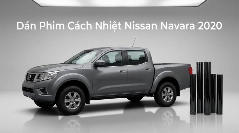 Dán Phim Cách Nhiệt Nissan Navara 2020 Chính Hãng Uy Tín TPHCM