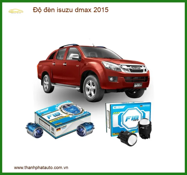 Độ Đèn Isuzu D-max 2015 - Giải Pháp Tăng Sáng Hiệu Quả