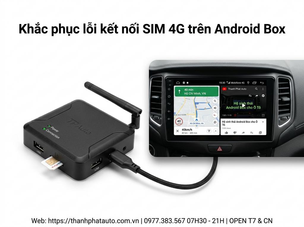 Khắc phục lỗi kết nối SIM 4G trên Android Box