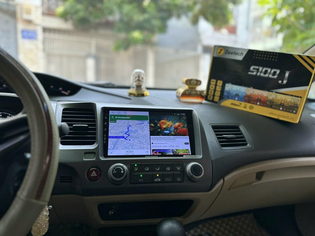 Màn Hình Android Honda Civic 2010 Nâng Cấp Cao Cấp Lắp Đặt Tận Nơi chính hãng 1