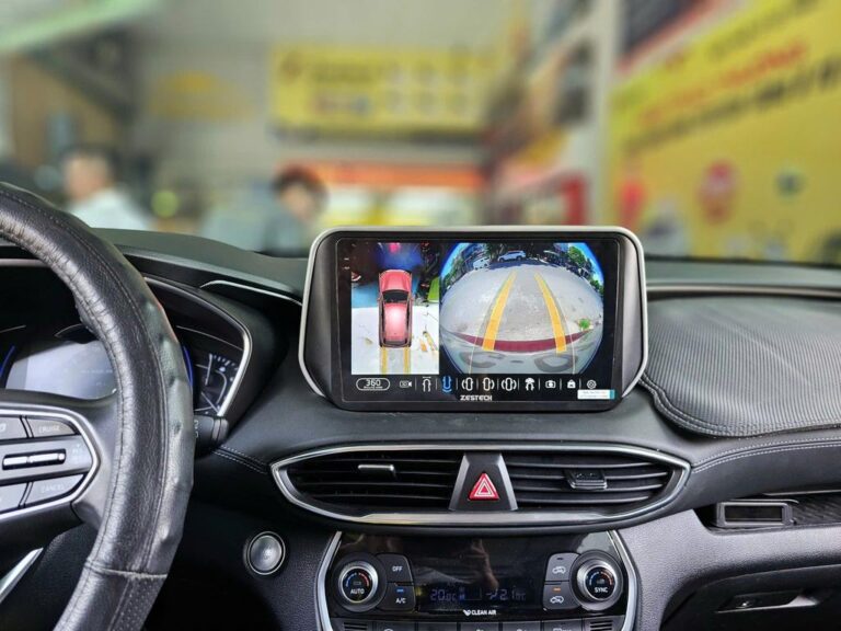 Màn Hình Android Hyundai SantaFe 2022 Cao Cấp Lắp Đặt Tận Nơi