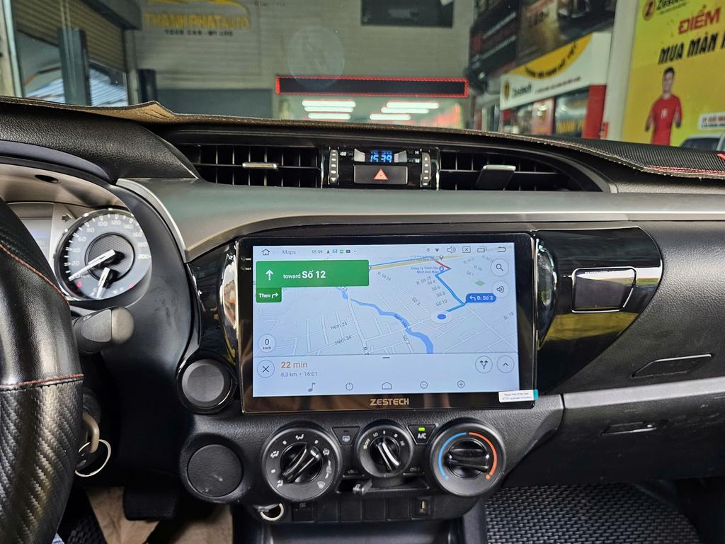 Màn Hình Android Toyota Hilux 2025 Cao Cấp Lắp Đặt Tận Nơi chính hãng 2
