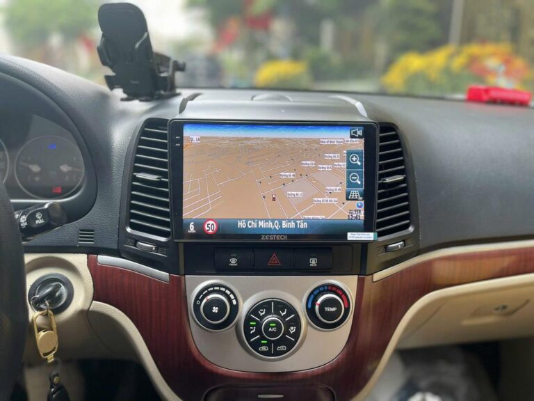 Màn Hình Hyundai Santafe 2009 Android Cao Cấp Lắp Đặt Tận Nơi